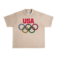 French Oak Olympic Rings Urban Heavy Tee - artisFamous