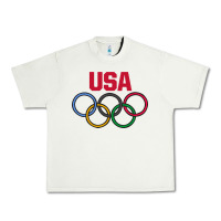 Pistachio Olympic Rings Urban Heavy Tee - artisFamous