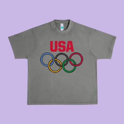 Olympic Rings Urban Heavy Tee Designed By Artisfamous