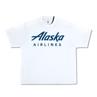 White Alaska Airlines Urban Heavy Tee - artisFamous
