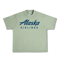 Oil Green Alaska Airlines Urban Heavy Tee - artisFamous