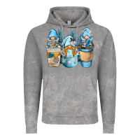 Cloud Rock winter coffee gnome Vintage Hoodie - BarkalooDesign