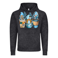 Vintage Arctic winter coffee gnome Vintage Hoodie - BarkalooDesign