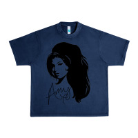 Navy Amy Winehouse Urban Heavy Tee - artisFamous