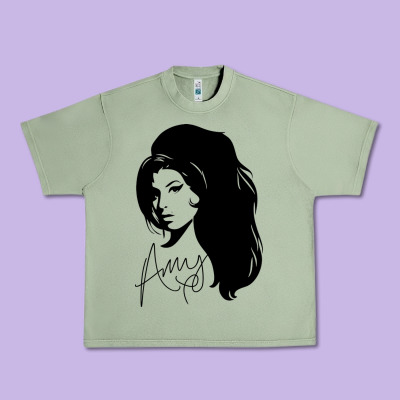 Amy Winehouse Urban Heavy Tee Designed By Artisfamous
