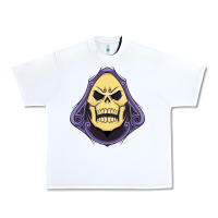 White Vintage Skeletor Urban Heavy Tee - artisFamous