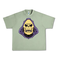 Oil Green Vintage Skeletor Urban Heavy Tee - artisFamous