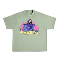 Oil Green Vintage Skeletor ı am not nice Urban Heavy Tee - artisFamous