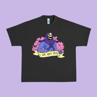 Vintage Skeletor ı Am Not Nice Urban Heavy Tee Designed By Artisfamous