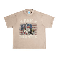 French Oak Ben Drankin 4th of July Patriotic Funny T-Shirt Urban Heavy Tee - artisFamous
