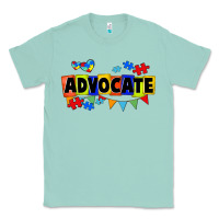 Seafoam Advocate Autism Classic Tee - FaDigitalArtStudio