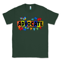 Sports Green Advocate Autism Classic Tee - FaDigitalArtStudio