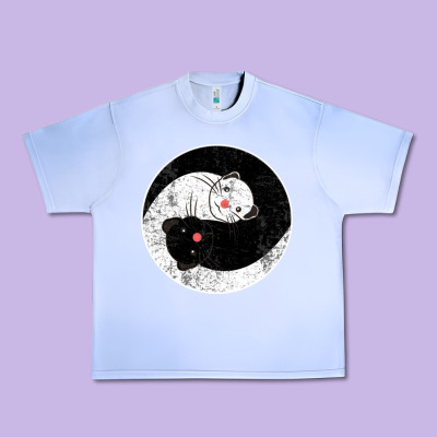 Ferret Harmony Urban Heavy Tee Designed By Artisfamous