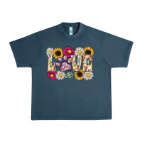 Midnight Navy love dog Urban Heavy Tee - CowhideDigitalArt