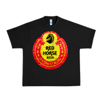 Black red horse Urban Heavy Tee - artisFamous