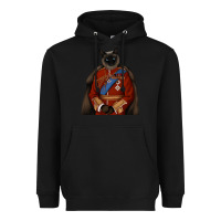 Black Pet Portraits, Custom Pet Portraits, Renaissance Pet Portraits, Custom Heavyweight Hoodie - RanaPortraitStore