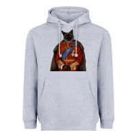 Heather Grey Pet Portraits, Custom Pet Portraits, Renaissance Pet Portraits, Custom Heavyweight Hoodie - RanaPortraitStore