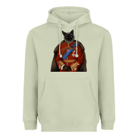 Matcha Pet Portraits, Custom Pet Portraits, Renaissance Pet Portraits, Custom Heavyweight Hoodie - RanaPortraitStore
