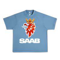 Pebble Blue saab Urban Heavy Tee - artisFamous