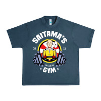 Midnight Navy anime gym Urban Heavy Tee - artisFamous