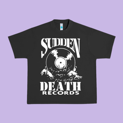 Sudden Death Records Urban Heavy Tee Designed By Artisfamous