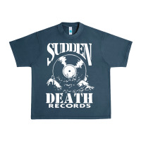 Midnight Navy sudden death records Urban Heavy Tee - artisFamous