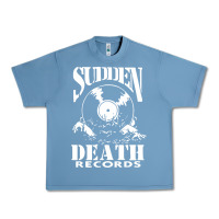 Pebble Blue sudden death records Urban Heavy Tee - artisFamous