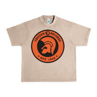 French Oak trojann records est 1968 Urban Heavy Tee - artisFamous