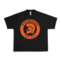 Black trojann records est 1968 Urban Heavy Tee - artisFamous