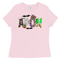 Bubblegum Pink adon Ladies Tee - CowhideDigitalArt