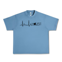 Pebble Blue house music heartbeat Urban Heavy Tee - artisFamous
