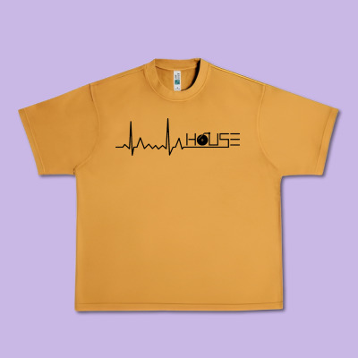 House Music Heartbeat Urban Heavy Tee Designed By Artisfamous