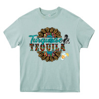 Arona turquoise gemstone and taquila Heavy Core Tee - RanaPortraitStore