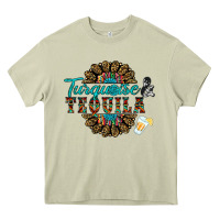 Mossy turquoise gemstone and taquila Heavy Core Tee - RanaPortraitStore