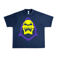 Navy skeletor retro Urban Heavy Tee - artisFamous