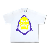 White skeletor retro Urban Heavy Tee - artisFamous