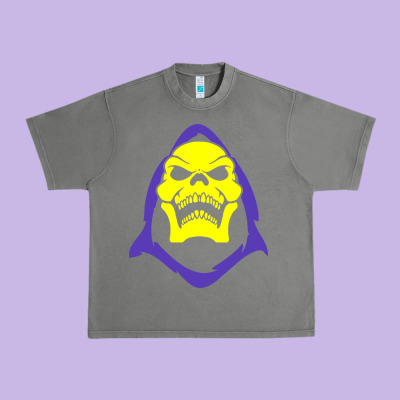 Skeletor Retro Urban Heavy Tee Designed By Artisfamous
