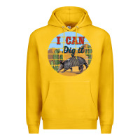 Lemon i can dig it armadillo Premium Hoodie - BarkalooDesign