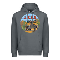 Rock i can dig it armadillo Premium Hoodie - BarkalooDesign