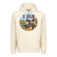 Sandshell i can dig it armadillo Premium Hoodie - BarkalooDesign
