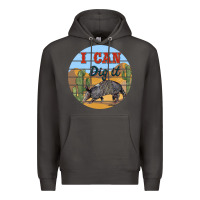 Smoke i can dig it armadillo Premium Hoodie - BarkalooDesign