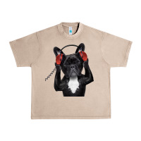 French Oak french bulldog dj style Urban Heavy Tee - artisFamous