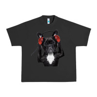 Pigment Black french bulldog dj style Urban Heavy Tee - artisFamous
