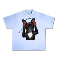 Grape Ice french bulldog dj style Urban Heavy Tee - artisFamous