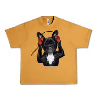 Peanut Butter french bulldog dj style Urban Heavy Tee - artisFamous