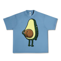 Pebble Blue funny fruit avocado Urban Heavy Tee - artisFamous