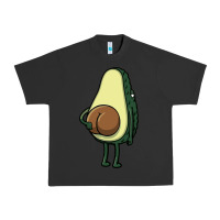 Pigment Black funny fruit avocado Urban Heavy Tee - artisFamous