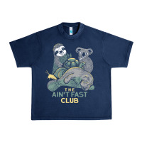 Navy the ain't fast club Urban Heavy Tee - artisFamous