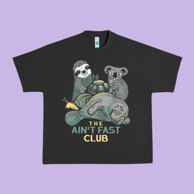The Ain't Fast Club Urban Heavy Tee Designed By Artisfamous