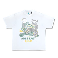 White the ain't fast club Urban Heavy Tee - artisFamous